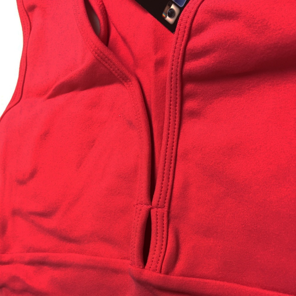 Racerback Sports Tank Top Coral Womens XS-S - Picture 5 of 5
